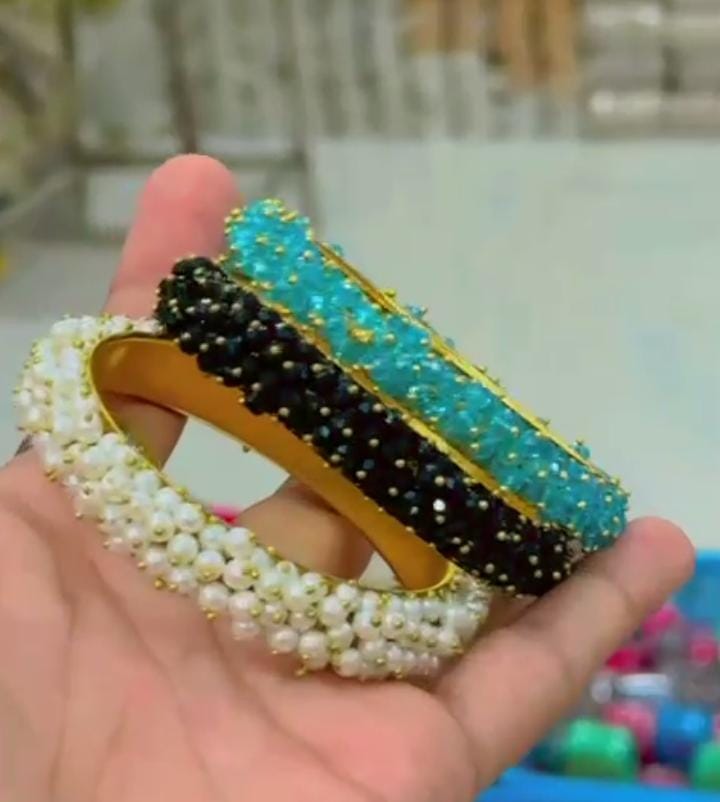 Kangan Design Bangles β Handmade Beaded Style Pakistan - Image 2